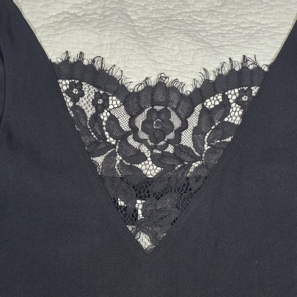 NWT Rebecca Minkoff Black Aurora Lace Shift Mini Dress - Picture 6 of 11